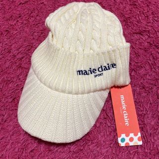 マリクレール(Marie Claire)の[新品]Marie Claireレディースゴルフニットキャップ(ウエア)