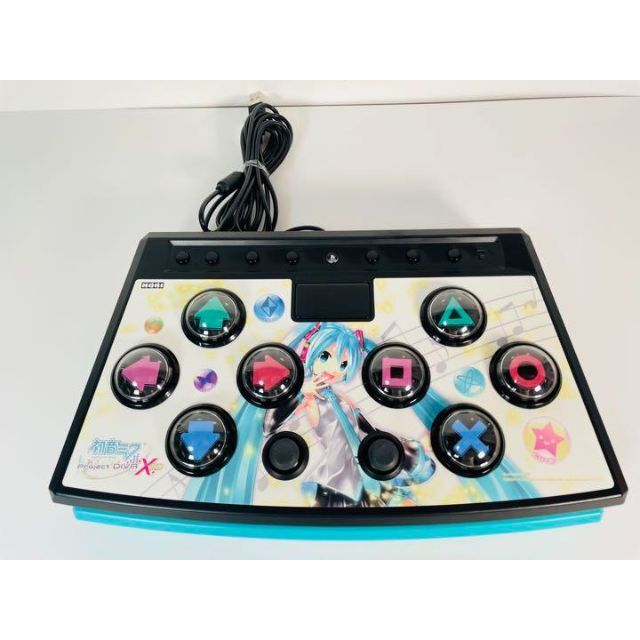 箱付き美品　初音ミク ProjectDIVA専用　ミニコントローラー　X HD エンタメ/ホビーのゲームソフト/ゲーム機本体(その他)の商品写真