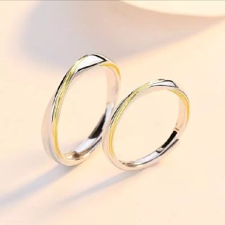 X314 ペアリング 結婚指輪 レディース  メンズ カップル フリーサイズ(リング(指輪))