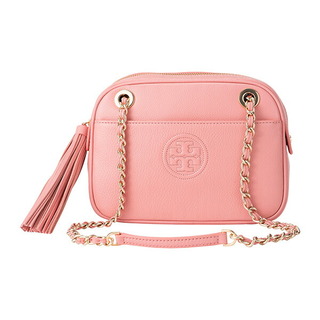 新品 トリーバーチ TORY BURCH ショルダーバッグ ボンベ ダークカメオ