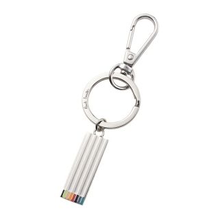 ポールスミス(Paul Smith)の新品 ポールスミス PAUL SMITH キーホルダー スクエアエッチングプレート シルバー/(キーホルダー)