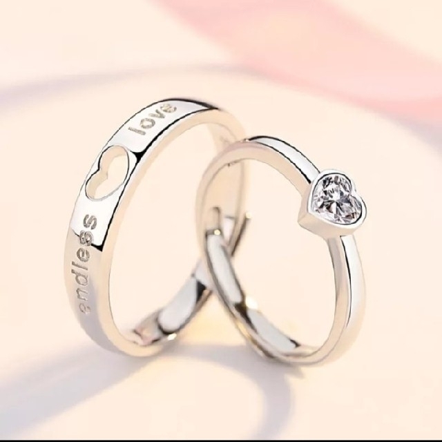 X224 ペアリング 結婚指輪 レディース  メンズ カップル フリーサイズ