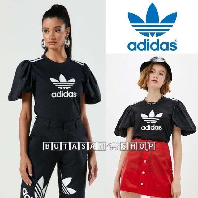 新品 コラボ  adidas フリル パフスリーブ ボリューム袖 アディダス