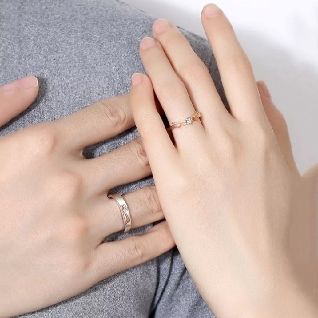 X323 ペアリング 結婚指輪 レディース メンズ カップル フリーサイズ