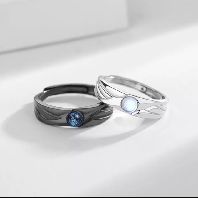 ダイヤモン X327 ペアリング 結婚指輪 レディース メンズ カップル フリーサイズの グをしてお