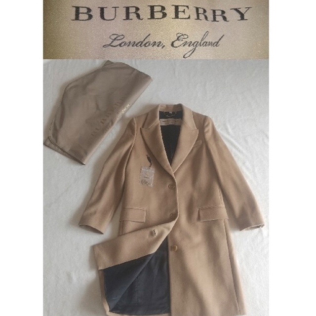 BURBERRY(バーバリー)のBURBERRY バーバリーカシミア  チェスター　ロングコート レディースのジャケット/アウター(チェスターコート)の商品写真