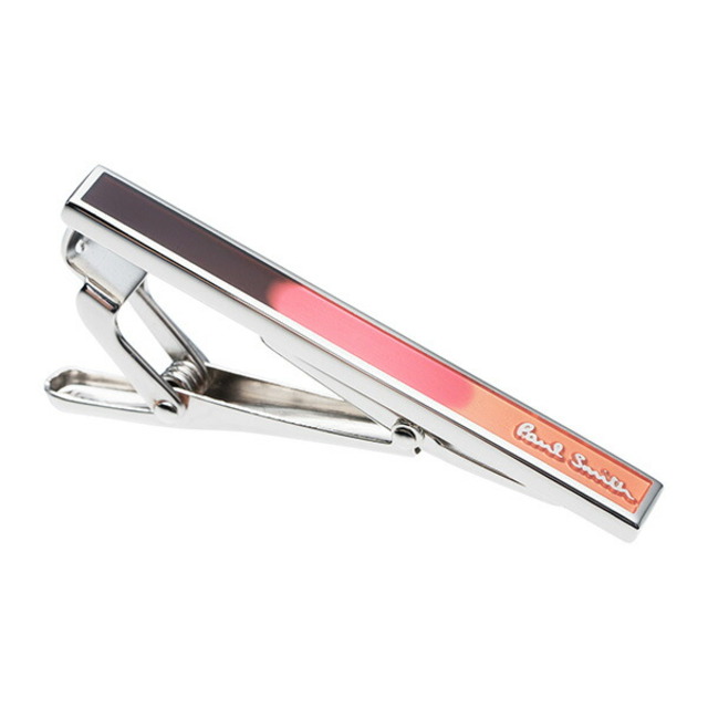 新品 ポールスミス PAUL SMITH ネクタイピン タイバー シルバー ピンク
