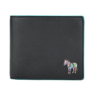 ポールスミス(Paul Smith)の新品 ポールスミス PAUL SMITH 2つ折り財布 BILLFOLD AND COIN WALLET ブラックマルチ(折り財布)