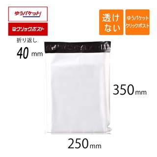 宅配ビニール袋 A4サイズ 耐久　100枚セット ゆうパケット  ビニール袋(ラッピング/包装)