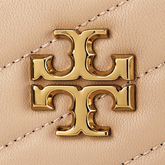 新品 トリーバーチ TORY BURCH ショルダーバッグ キラシェブロンキルト サンド