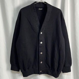 コムデギャルソンオムプリュス(COMME des GARCONS HOMME PLUS)の【美品】80s コムデギャルソンオムプリュス 刺繍 スウェットカーディガン(カーディガン)