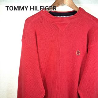 トミーヒルフィガー(TOMMY HILFIGER)のTOMMY HILFIGER、トミーヒルフィガー、ワンポイント刺繍(ニット/セーター)