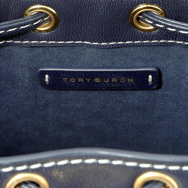 新品 トリーバーチ TORY BURCH ハンドバッグ Tモノグラム ダークネイビー