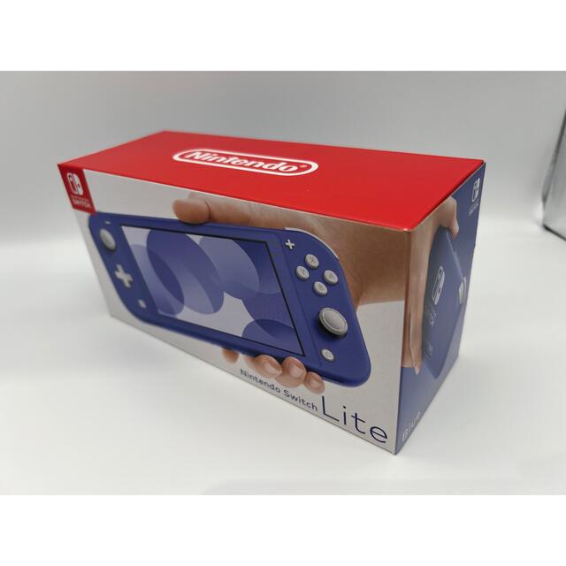 Nintendo Switch(ニンテンドースイッチ)の【新品・未使用】Nintendo Switch Light ブルー 本体 エンタメ/ホビーのゲームソフト/ゲーム機本体(携帯用ゲーム機本体)の商品写真