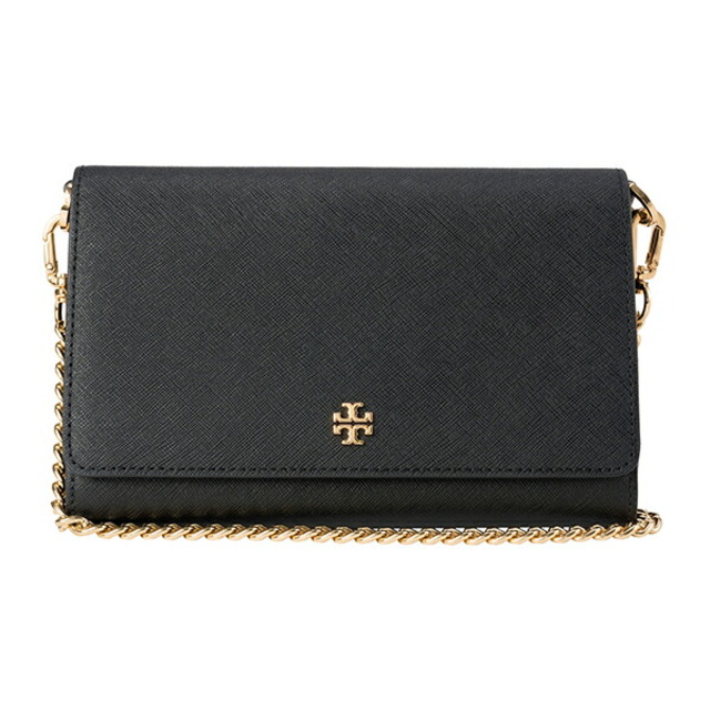 新品 トリーバーチ TORY BURCH ショルダーバッグ エマーソン ブラック約450gBLACK本体