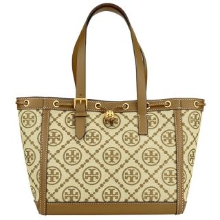 トリーバーチ(Tory Burch)の新品 トリーバーチ TORY BURCH ハンドバッグ Tモノグラム ライトブラウン ヘーゼル(ハンドバッグ)