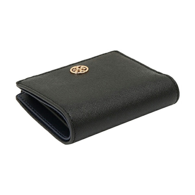 新品 トリーバーチ TORY BURCH 2つ折り財布 ロビンソン ブラック 黒