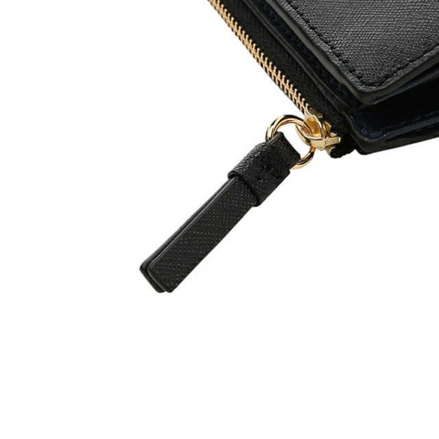 新品 トリーバーチ TORY BURCH 2つ折り財布 ロビンソン ブラック 黒