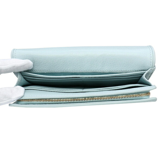 Tory Burch(トリーバーチ)の新品 トリーバーチ TORY BURCH 長財布 ブリテン ブルー系 レディースのファッション小物(財布)の商品写真