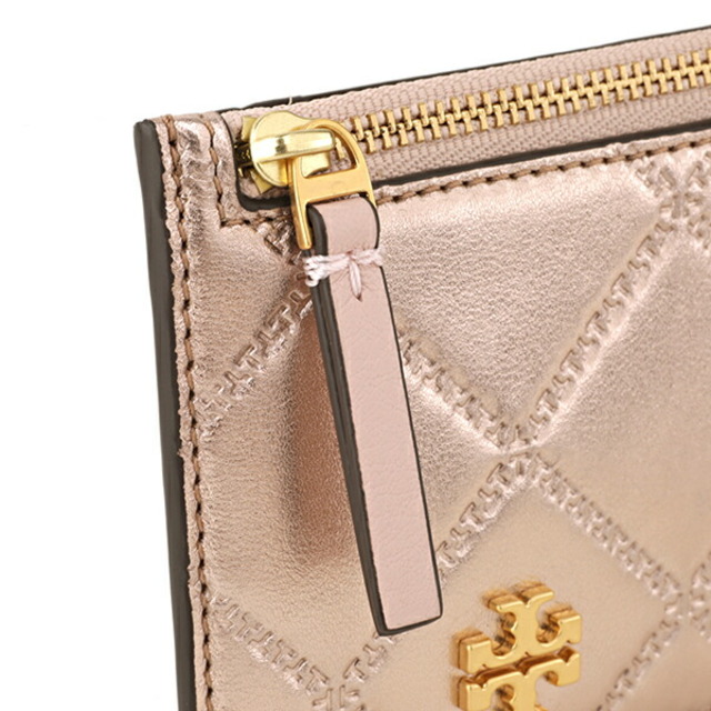 Tory Burch(トリーバーチ)の新品 トリーバーチ TORY BURCH カードケース ジョージア ローズゴールド レディースのファッション小物(名刺入れ/定期入れ)の商品写真