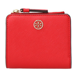 トリーバーチ(Tory Burch)の新品 トリーバーチ TORY BURCH 2つ折り財布 ロビンソン ブリリアントレッド(財布)