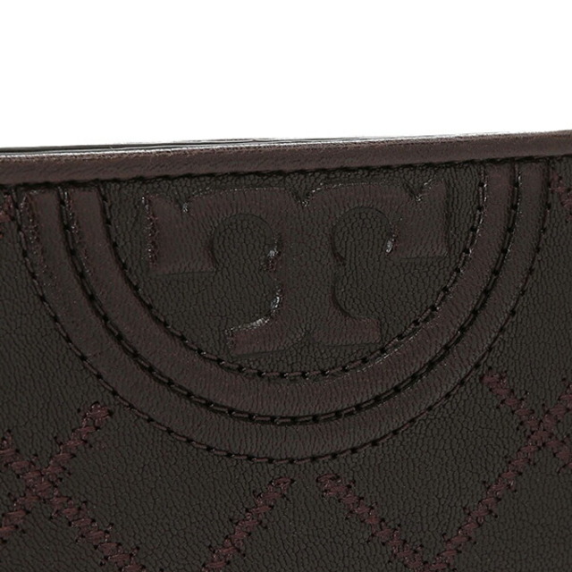 新品 トリーバーチ TORY BURCH 長財布 フレミング ダークブラウン 茶