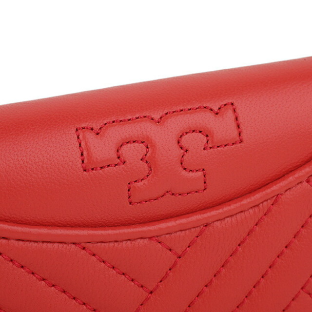 Tory Burch(トリーバーチ)の新品 トリーバーチ TORY BURCH カードケース アレクサ レッド系 朱色 レディースのファッション小物(名刺入れ/定期入れ)の商品写真