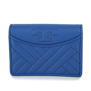 トリーバーチ(Tory Burch)の新品 トリーバーチ TORY BURCH カードケース アレクサ ブルー 青(名刺入れ/定期入れ)