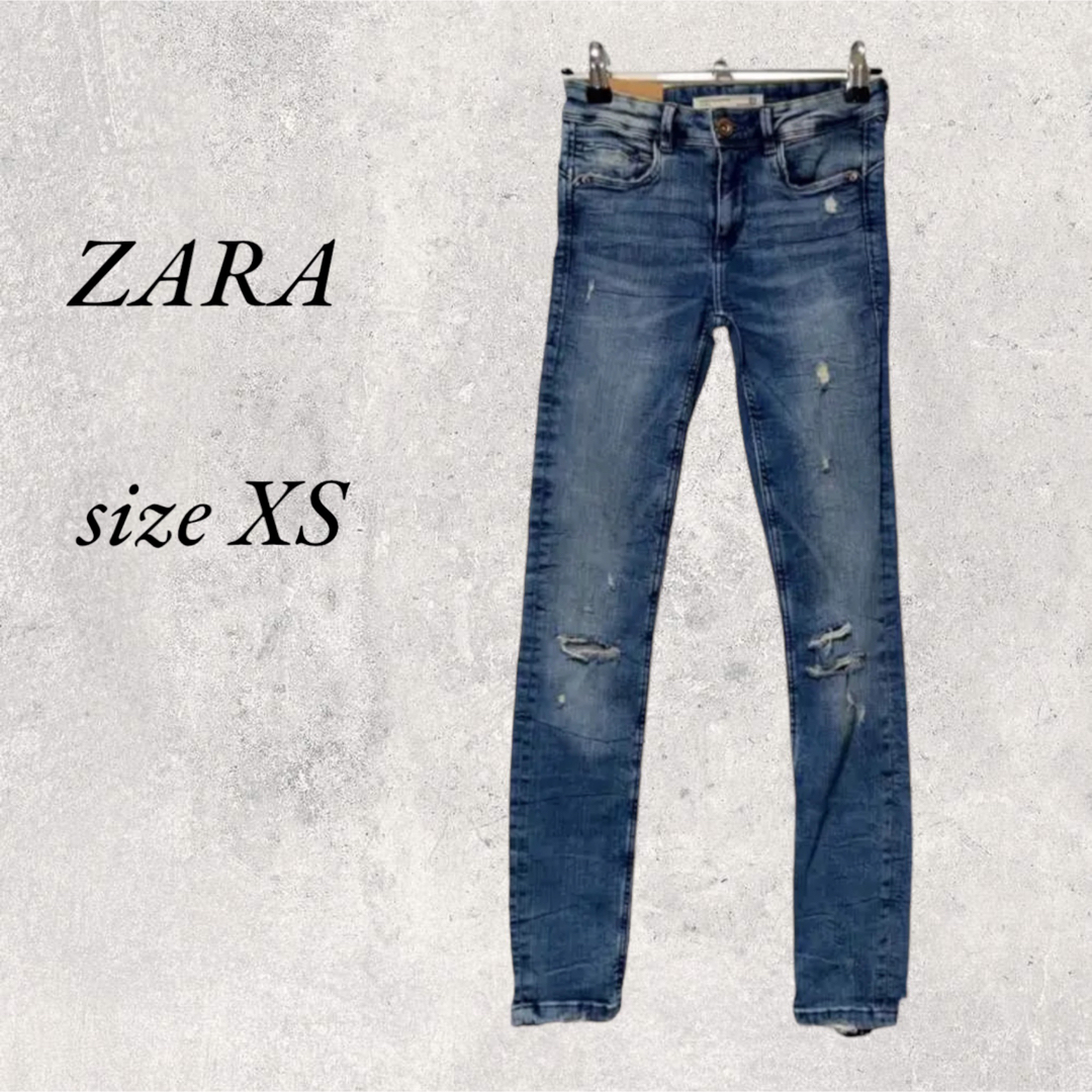 ZARA(ザラ)のZARA デニムパンツ　size XS レディースのパンツ(デニム/ジーンズ)の商品写真