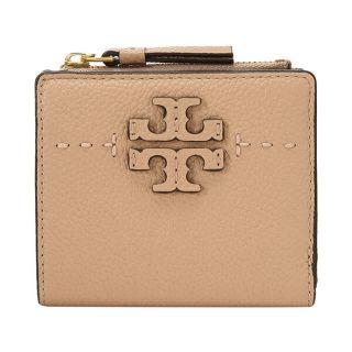 トリーバーチ(Tory Burch)の新品 トリーバーチ TORY BURCH 2つ折り財布 マックグロー ベージュ系(財布)