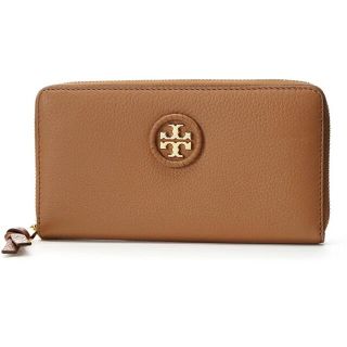 トリーバーチ(Tory Burch)の新品 トリーバーチ TORY BURCH 長財布 ホイップステッチ ロゴ ブラウン 茶(財布)