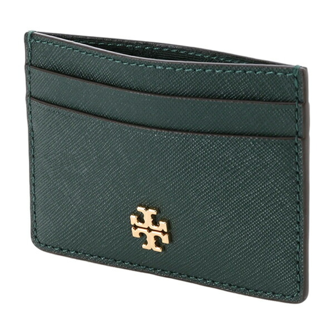 Tory Burch(トリーバーチ)の新品 トリーバーチ TORY BURCH カードケース エマーソン ジトニーグリーン レディースのファッション小物(名刺入れ/定期入れ)の商品写真