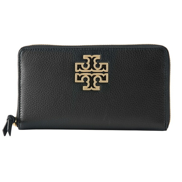 新品 トリーバーチ TORY BURCH 長財布 ブリテン ブラック 黒約105×19×2