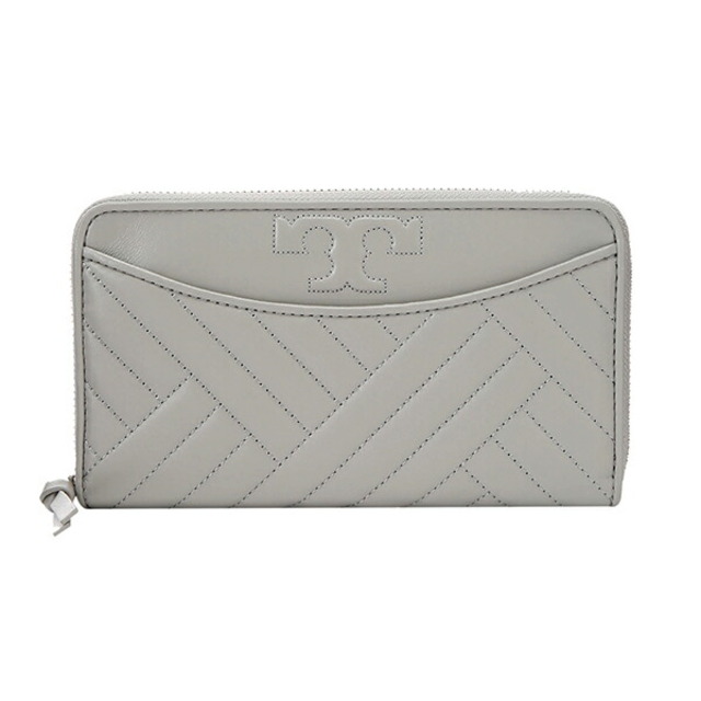 新品 トリーバーチ TORY BURCH 長財布 アレクサ グレー 灰約11×19×2本体重量