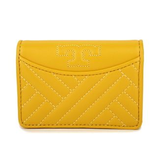 トリーバーチ(Tory Burch)の新品 トリーバーチ TORY BURCH カードケース アレクサ イエロー 黄(名刺入れ/定期入れ)