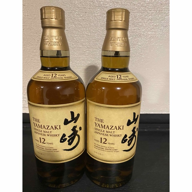 サントリー - 山崎12年 シングルモルト ウイスキー 700ml 2本セット ...