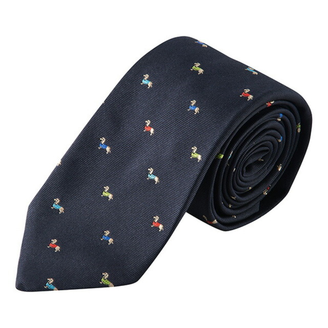 新品 ポールスミス PAUL SMITH ネクタイ MEN TIE 8CM BLADE ネイビー