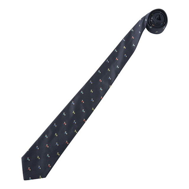 新品 ポールスミス PAUL SMITH ネクタイ MEN TIE 8CM BLADE ネイビー