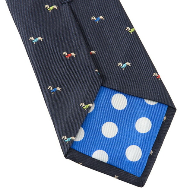 新品 ポールスミス PAUL SMITH ネクタイ MEN TIE 8CM BLADE ネイビー