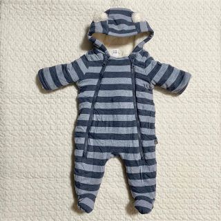 ベビーギャップ(babyGAP)のbabyGAP くまみみボアカバーオール（0〜3ヶ月サイズ）(カバーオール)