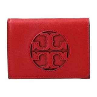 トリーバーチ(Tory Burch)の新品 トリーバーチ TORY BURCH 2つ折り財布 ミラー レッドアップル(財布)