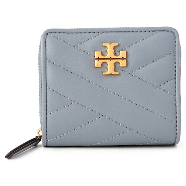 Tory Burch(トリーバーチ)の新品 トリーバーチ TORY BURCH 2つ折り財布 キラ シェブロン クラウドブルー レディースのファッション小物(財布)の商品写真