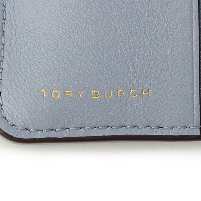 Tory Burch(トリーバーチ)の新品 トリーバーチ TORY BURCH 2つ折り財布 キラ シェブロン クラウドブルー レディースのファッション小物(財布)の商品写真