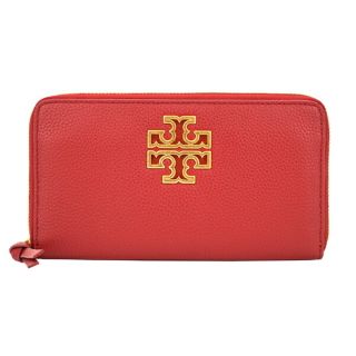 新品 トリーバーチ TORY BURCH 長財布 テア ブリリアントレッド