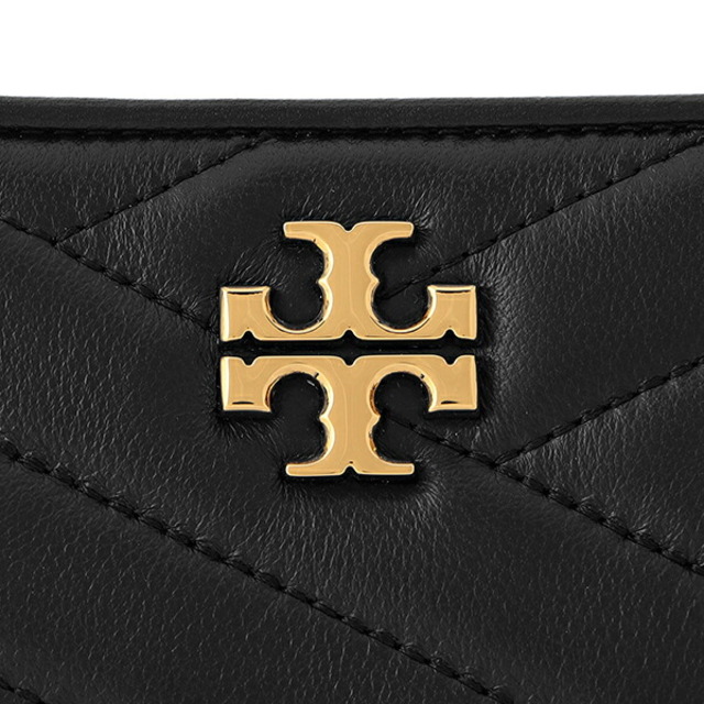 Tory Burch(トリーバーチ)の新品 トリーバーチ TORY BURCH 2つ折り財布 キラ シェブロン ブラック レディースのファッション小物(財布)の商品写真