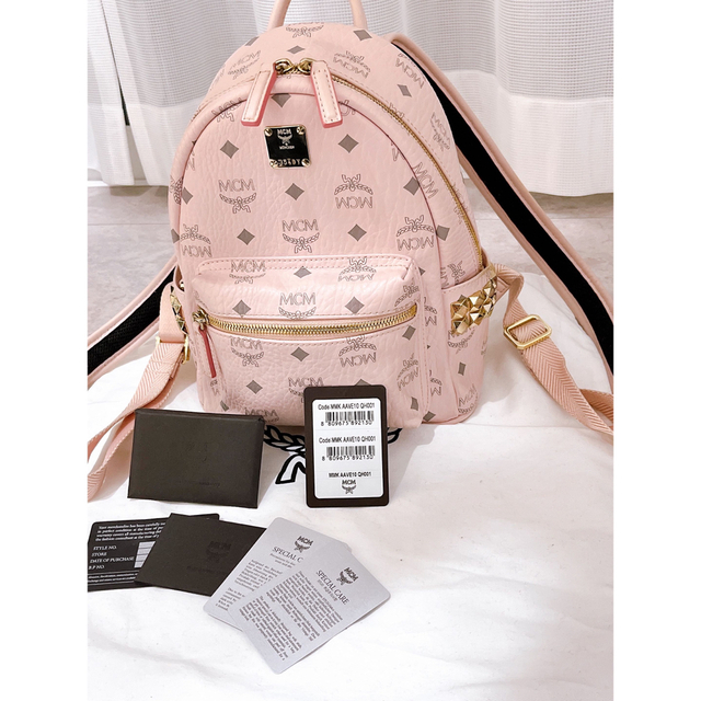 MCM リュック パウダーピンク - electrabd.com