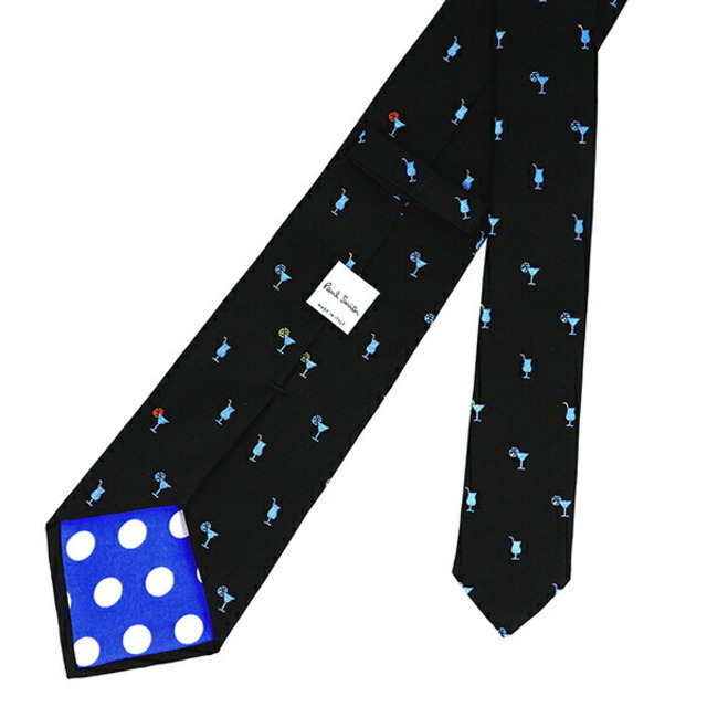 Paul Smith(ポールスミス)の新品 ポールスミス PAUL SMITH ネクタイ MENS TIE 8CM ブラック メンズのファッション小物(ネクタイ)の商品写真