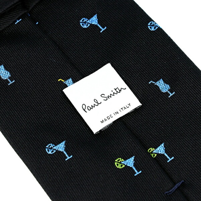 Paul Smith(ポールスミス)の新品 ポールスミス PAUL SMITH ネクタイ MENS TIE 8CM ブラック メンズのファッション小物(ネクタイ)の商品写真