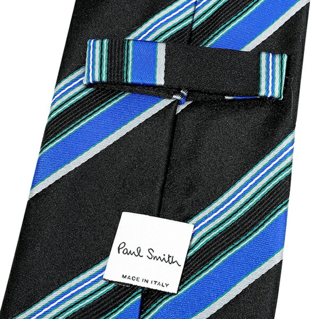 Paul Smith(ポールスミス)の新品 ポールスミス PAUL SMITH ネクタイ MENS TIE 8CM ブラック/ブルー メンズのファッション小物(ネクタイ)の商品写真