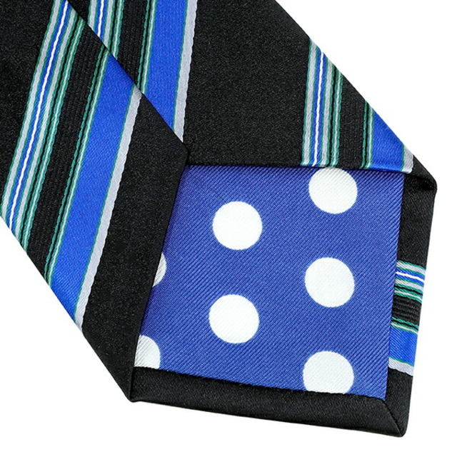 Paul Smith(ポールスミス)の新品 ポールスミス PAUL SMITH ネクタイ MENS TIE 8CM ブラック/ブルー メンズのファッション小物(ネクタイ)の商品写真